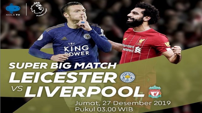 Live Streaming Leicester City vs Liverpool di Liga Inggris, TV Online Mola TV Jumat Pkl 03.00 WIB