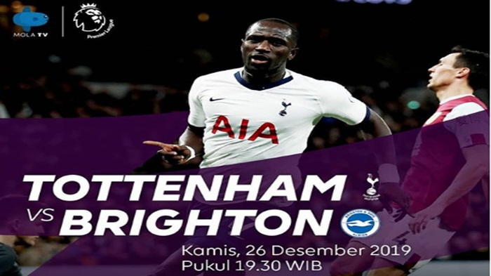 Live Streaming Tottenham Hotspur vs Brighton di Liga Inggris, Tonton TV Online Mola TV Malam ini