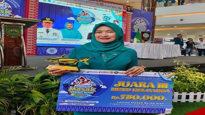 TP PKK Banyuasin Raih Juara III Menu Keluarga Lomba Masak Serba Ikan