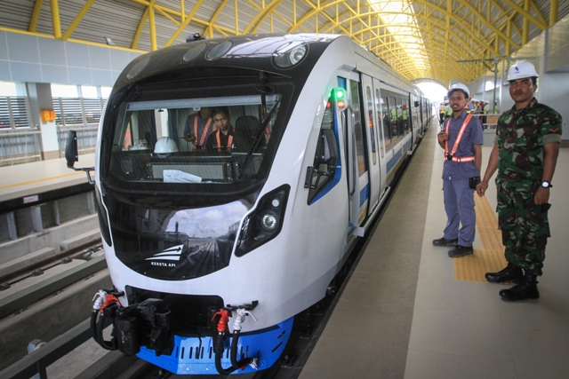 Stasiun LRT Dishub Dioperasikan, Penumpang Bisa Naik-Turun di Stasiun ini
