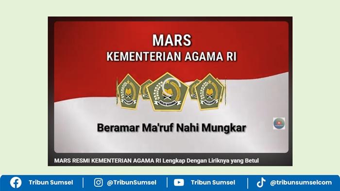 Lirik Lagu Khidmah untuk Umat, Mars Kementerian Agama untuk Peringatan HAB ke-80 Tahun 2026