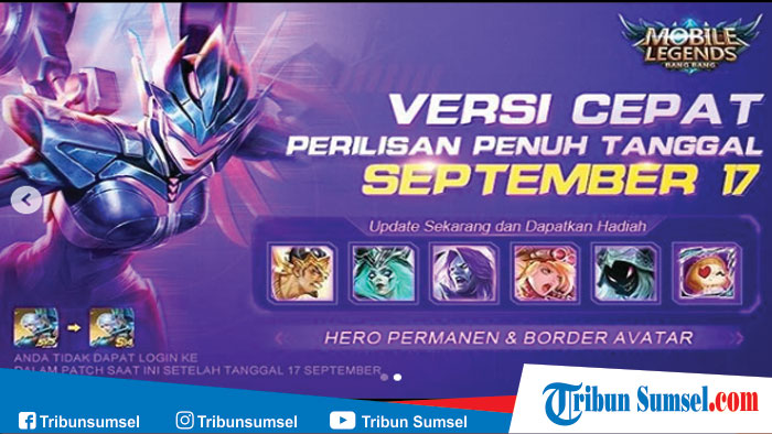 Moonton Bagi - Bagi Skin Permanen dan Border Avatar Mobile Legends, Waktu Terbatas