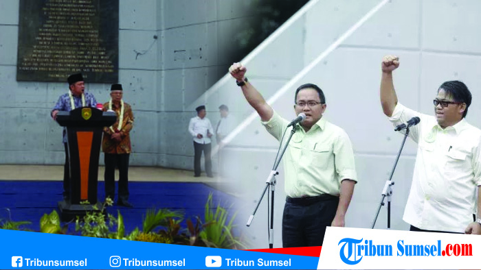 Dodi Reza yang Deklarasi Cagub di Monpera, Herman Deru yang Pidato Sebagai Gubernur Sumsel