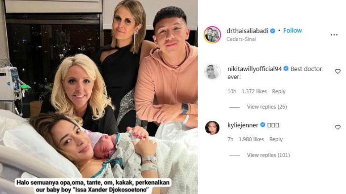 Kelahiran Putra Nikita Willy Dikomentari Kylie Jenner, Putra Pertama Indra Priawan Go Internasional