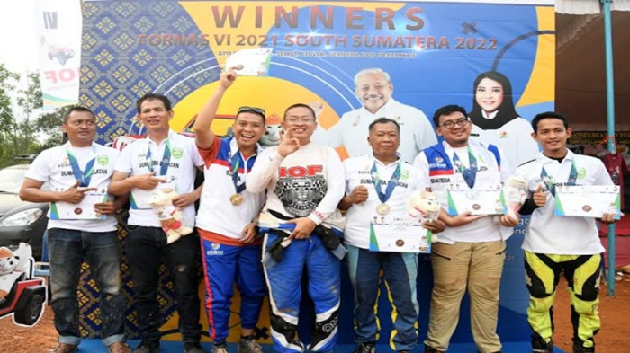 Sumsel Raih Juara Umum Cabor Offroad pada Fornas 2022 Sumsel