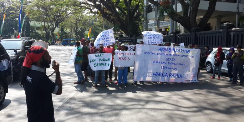 Dituding Lakukan Makar, Pelajar Papua Jawab dengan Aksi Damai
