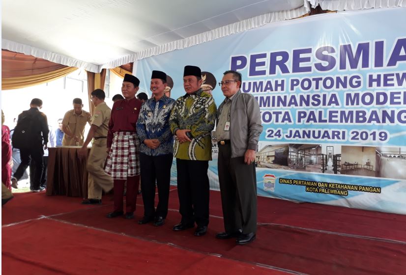 Rumah Potong Hewan (RPH) Ruminansia di Gandus Palembang Diresmikan, Pemotongan Sapi dan Kerbau