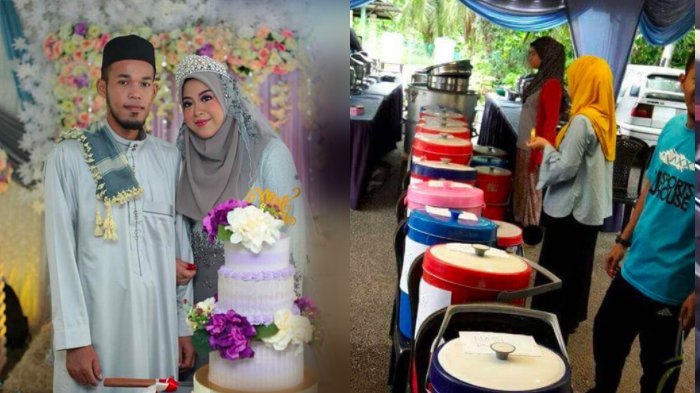 Cerita Pengantin Undang 2.000 Tamu, Rela Kenakan Pakaian Sederhana Untuk Sediakan 10 Jenis Nasi