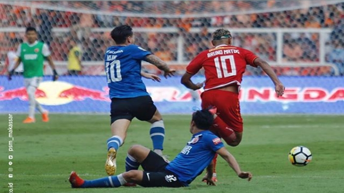 Hasil PSM Makassar vs Persija di Final Piala Indonesia : PSM Unggul Berkat Gol Cepat