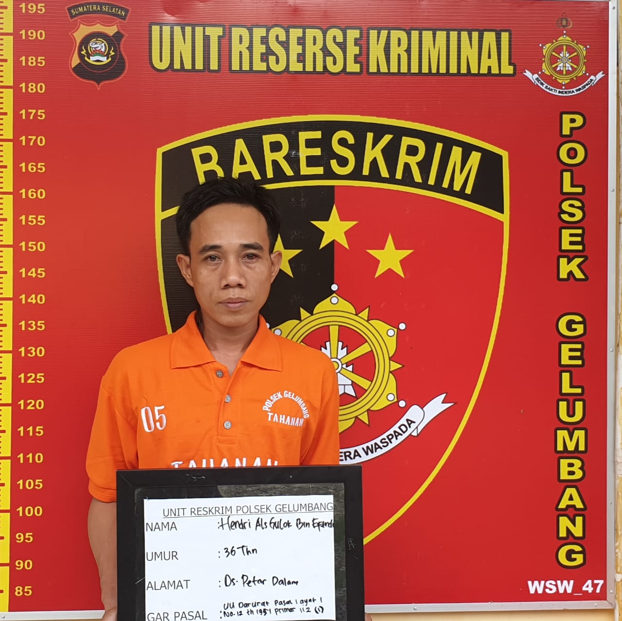 Dua Pria Bersenjata Api Pesta Narkoba di Kebun Karet di Muaraenim