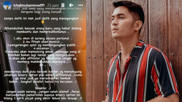 Aktor Ichal M Kembali Bongkar Jahatnya Aplikasi Trading, Minta Masyarakat Bantu Lenyapkan