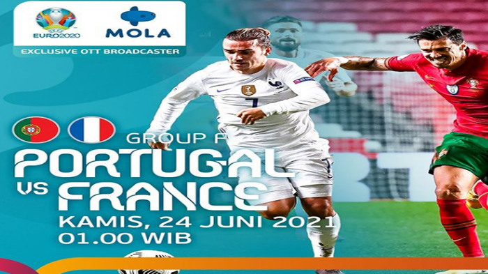 Jelang Laga Portugal vs Prancis di Euro 2020 : Jadi Laga Hidup Mati Portugal, Prancis Unggul
