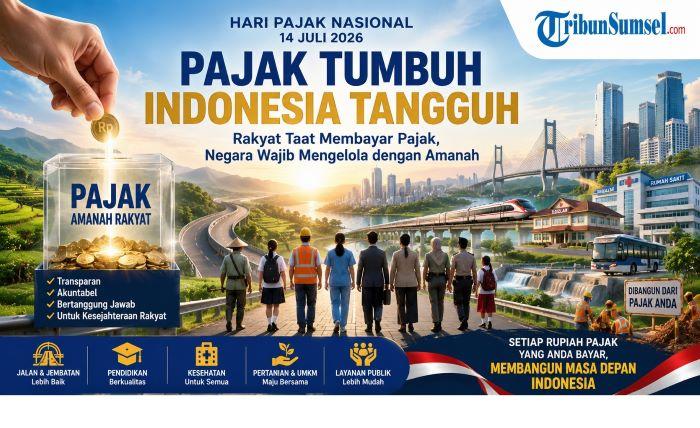 15 Prompt AI Hari Pajak Nasional 2026 untuk Spanduk, Banner hingga Poster: Kritis tapi Membangun - Tribunsumsel.com
