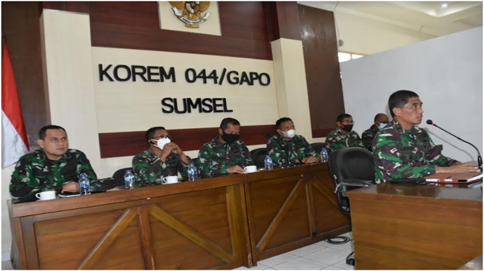 Evaluasi Serbuan Vaksinasi TNI, Arahan Danrem Gapo Fokus Vaksinasi Pelajar 13 Tahun Keatas