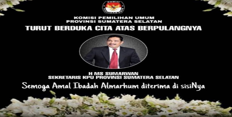 Sebelum Bertugas di KPU Sumsel, Almarhum Sumarwan Pernah Pimpin Bappeda dan Dinsos PALI