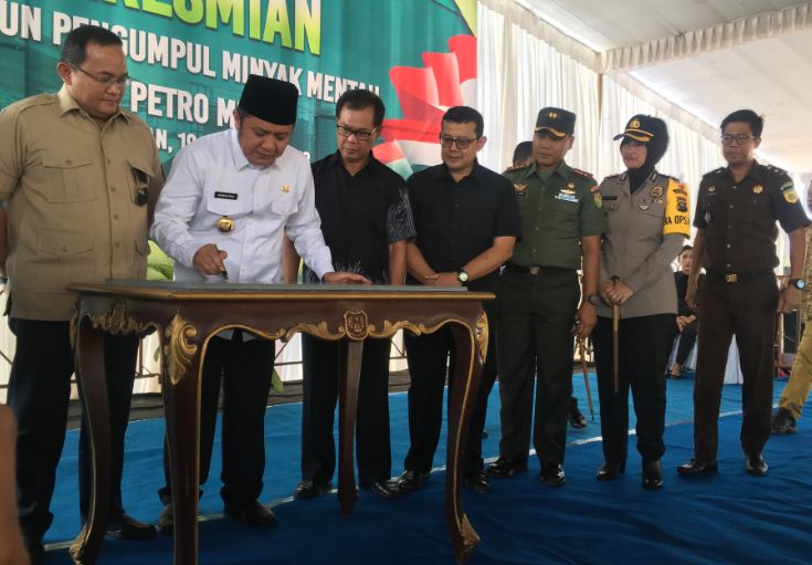 Catat Sejarah, Muba Punya 9 Tangki Storage Masing-masing Berkapasitas 40 Kiloliter Minyak Mentah