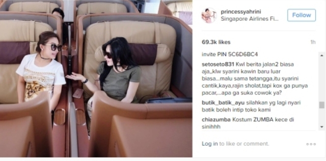 Syahrini Dibilang Gak Doyan Cowok Selalu Liburan Mewah Tanpa Pasangan