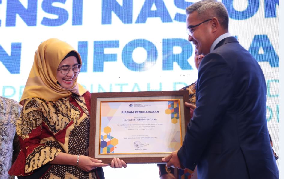Telkomsel Raih Penghargaan dari Kementerian Komunikasi dan Informatika