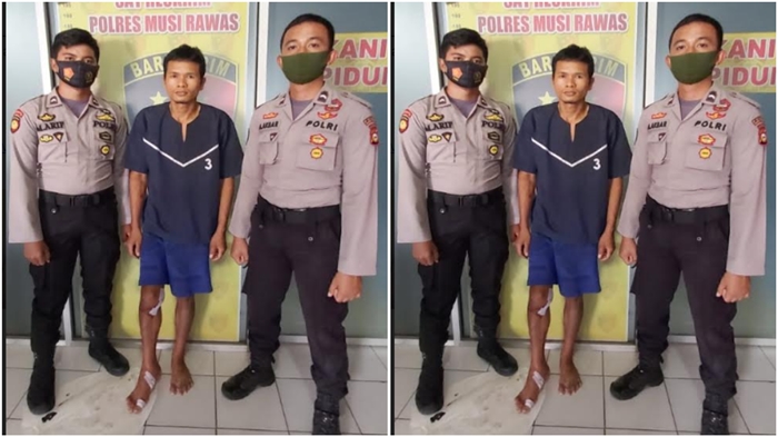 Nekat Naik ke Atap Saat Diburu Polisi Musirawas, Kaki Dor Buron 4 Tahun Kasus Curas Terpaksa Didor
