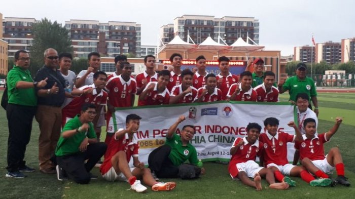 Tim Sepakbola Pelajar U-16 Indonesia Raih Juara di Ajang Gothia Cup 2018