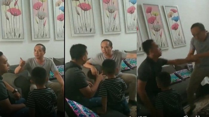 Tagih Gaji yang Belum Dibayar, Disaksikan Anaknya Masih Kecil Pria ini Malah Didorong oleh Bosnya