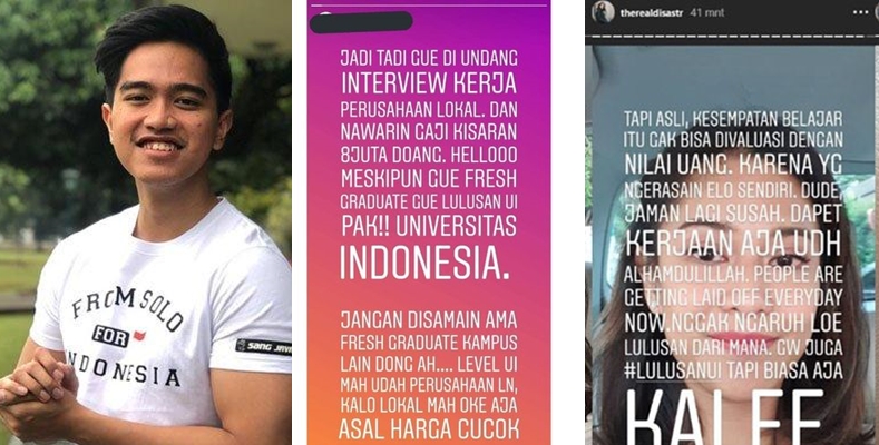 Heboh Lulusan UI Tolak Gaji Rp 8 Juta, Presenter, Artis Hingga Anak Presiden Balas Sindiran Menohok