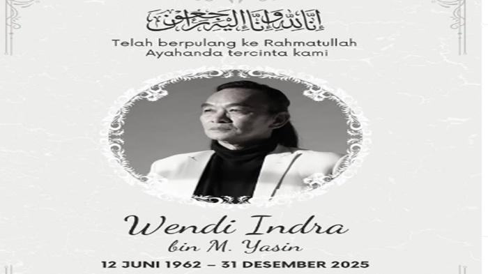 Kabar Duka: Wendi Indra Ayah Presenter Gilang Dirga Meninggal di Usia 63 Tahun