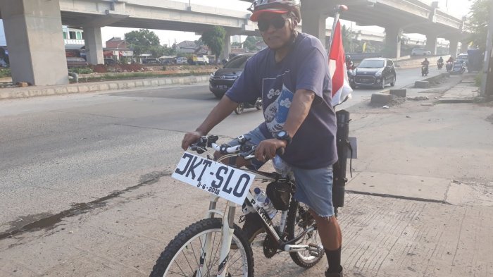 Pria ini Nekat Mudik Gunakan Sepeda dari Jakarta ke Solo, Tak Disangka Begini Kisah di Baliknya