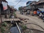 3 Tiang Listrik di Belakang Pasar Prabumulih Roboh, Warga Tak Berani Melintas, Takut Kesetrum