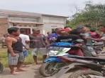 Diduga Hendak Mencuri Motor Saat Siang Bolong, Pria di Musi Rawas Babak Belur Diamuk Massa