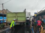 Kecelakaan Truk Adu Kambing di Jalintim OKI, Kedua Kendaraan Ringsek Parah