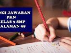 Kunci Jawaban Buku PKN Kelas 9 Halaman 98 BAB 4, Tugas Mandiri 4.1: Membina Persatuan dan Kesatuan