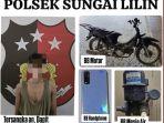 Curi Pompa Air dan Motor, Pria di Sungai Lilin Muba  Tak Berkutik Saat Ditangkap Polisi