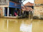 Puluhan Rumah Warga di Payuputat Prabumulih Terendam Banjir Kiriman Dari Muara Enim dan Lahat