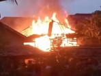Rumah Kayu Milik Fiton Ludes Terbakar di Sungai Medang Prabumulih, Tak Ada Barang Tersisa