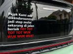 Ramai di Medsos Gerakan 'Stop Tot Tot Wuk Wuk!' di Jalan, Ini Kata Korlantas Polri