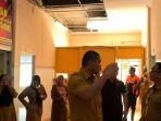 Sidak Kantor Lurah Prabujaya Prabumulih, Franky Nasril Temui Banyak Plafon yang Jebol