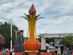 Tugu Nanas Pertamina Kini Jadi Ikon Baru di Kota Prabumulih, Spot Foto Baru Bagi Warga