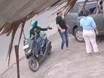 Viral Tas Wanita di Palembang Dijambret Saat Turun Dari Mobil, Uang Jutaan Rupiah Raib