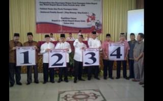 Inilah Nomor Urut Cabup-Cawabup Muaraenim