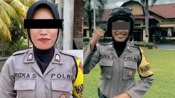 JANGGAL - Briptu Rizka, istri sekaligus tersangka pembunuhan Brigadir Esco