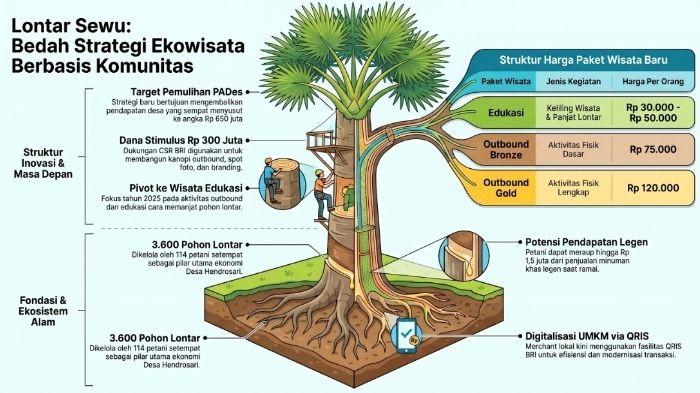 Berita LONTAR - Infografis inovasi desa Lontar Sewu Gresik