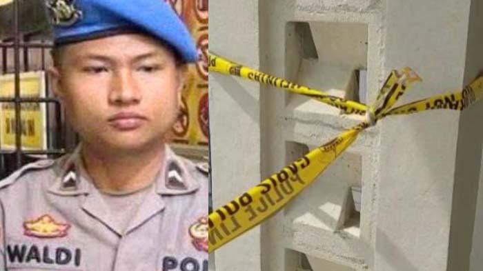 TERSANGKA - Bripda Waldo ditetapkan sebagai tersangka pembunuh EY, ibu dosen di Bungo, Jambi. Kapolres sampai menyebutnya bengis dan kejam.