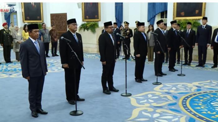 DILANTIK - Pelantikan Pejabat Negara/Pemerintah oleh Presiden Republik Indonesia Prabowo Subianto, di Istana Negara, Senin 27 April 2026.
