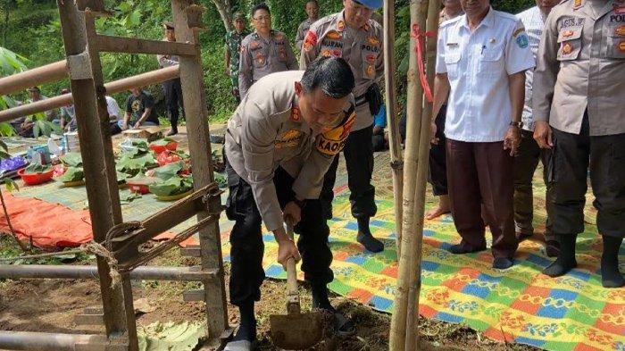 Bantu Warga Dusun Bobrok Atasi Kekeringan, Polres Ponorogo Bangun Sumur Bor