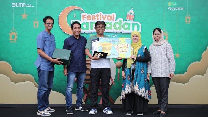 Hadiah Utama Emas 123 Gram Program Badai Emas Tahap 3 Diraih Nasabah Pegadaian Kanwil 12 Surabaya