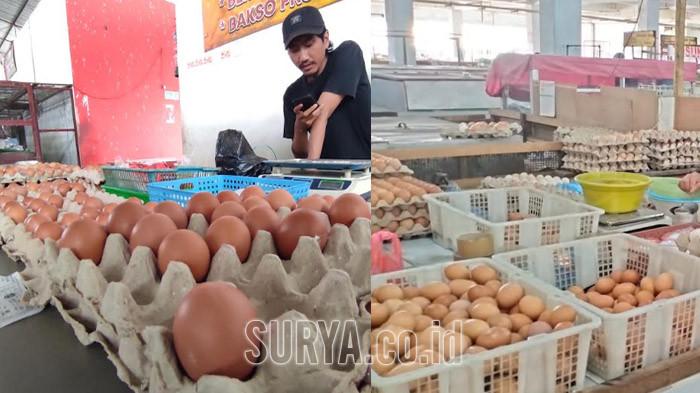 Di Pasar Pon Kota Blitar, Harga Telur Ayam Masih Tinggi Rp 29.000/Kilogram