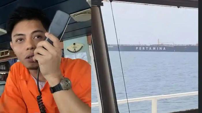 Viral di media sosial Pelaut asal Indonesia bernama Adrian Umar merekam momen saat berpapasan dengan Kapal milik Pertamina yang terjebak di Selat Hormuz