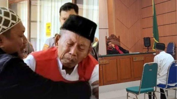 Proses sidang Masir (71) di Pengadilan Negeri Situbondo Provinsi Jawa Timur