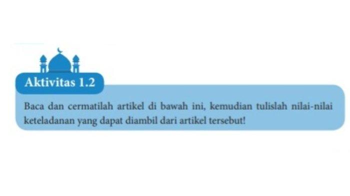 Kunci Jawaban PAI Kelas 10 SMA Halaman 3-4: Tulislah Nilai Keteladanan Artikel Ribuan Kali Khatam!